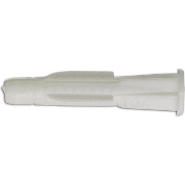 TOX-TRIKA Allzweckdübel 8x 51 mit Kappe Kunststoff weiß (100Stk)