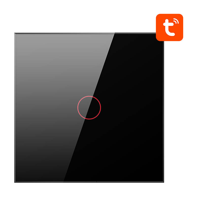 Avatto Smart Lichtschalter ZigBee 1fach TUYA (schwarz)