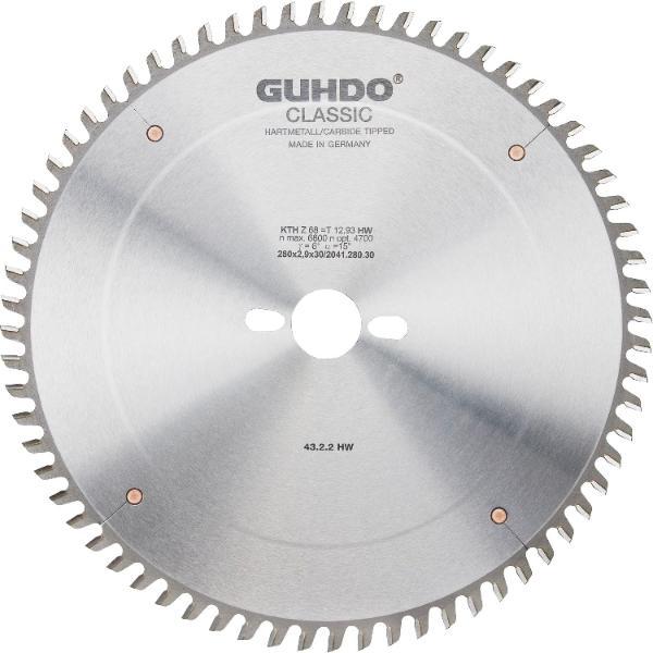 GUHDO HW-NE-Kreissägeblatt 300x3,2x40 mm Z72 TF-neg.