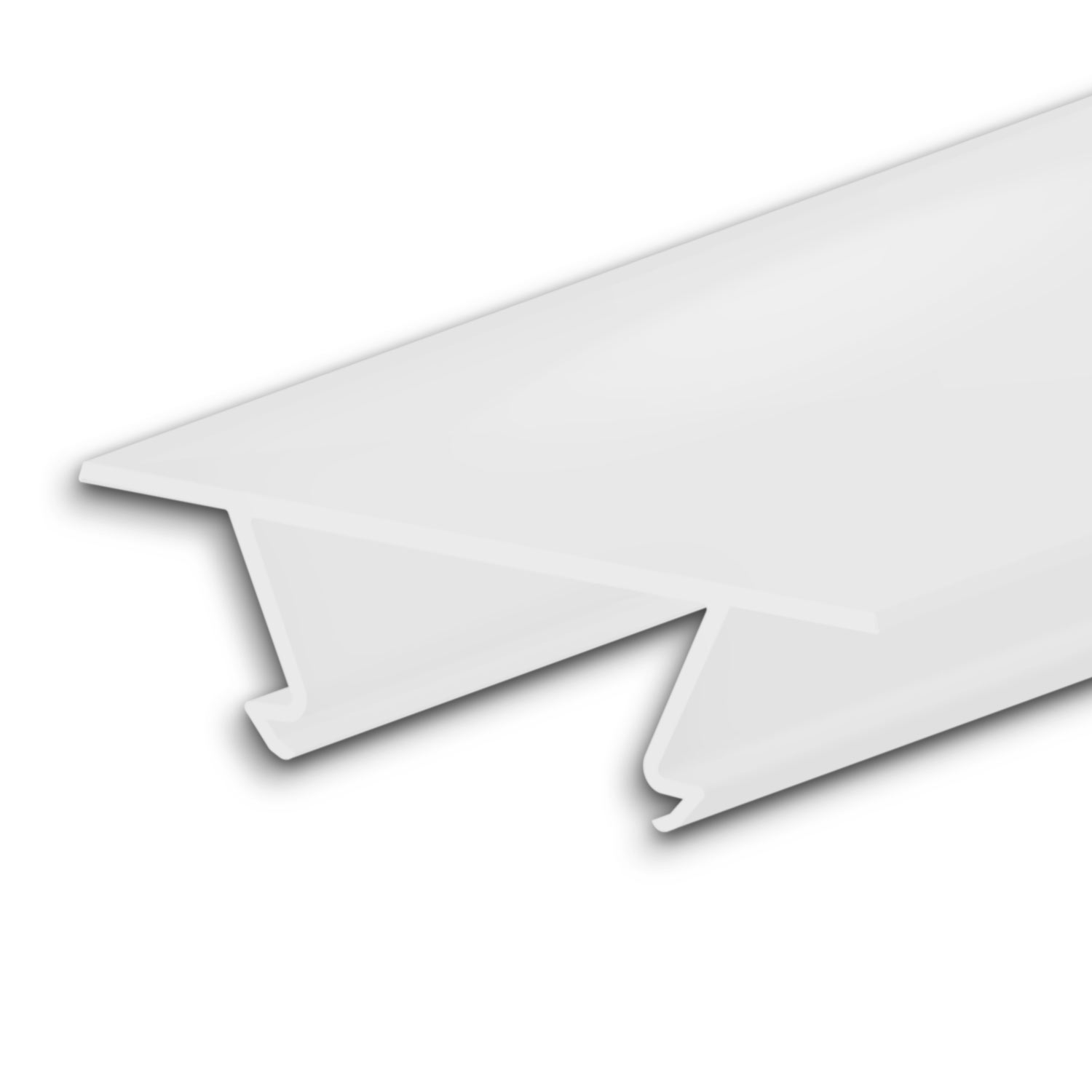 ISOLED Abdeckung COVER46 weiß/matt 200cm für Profil CORNER12 BORDERLESS