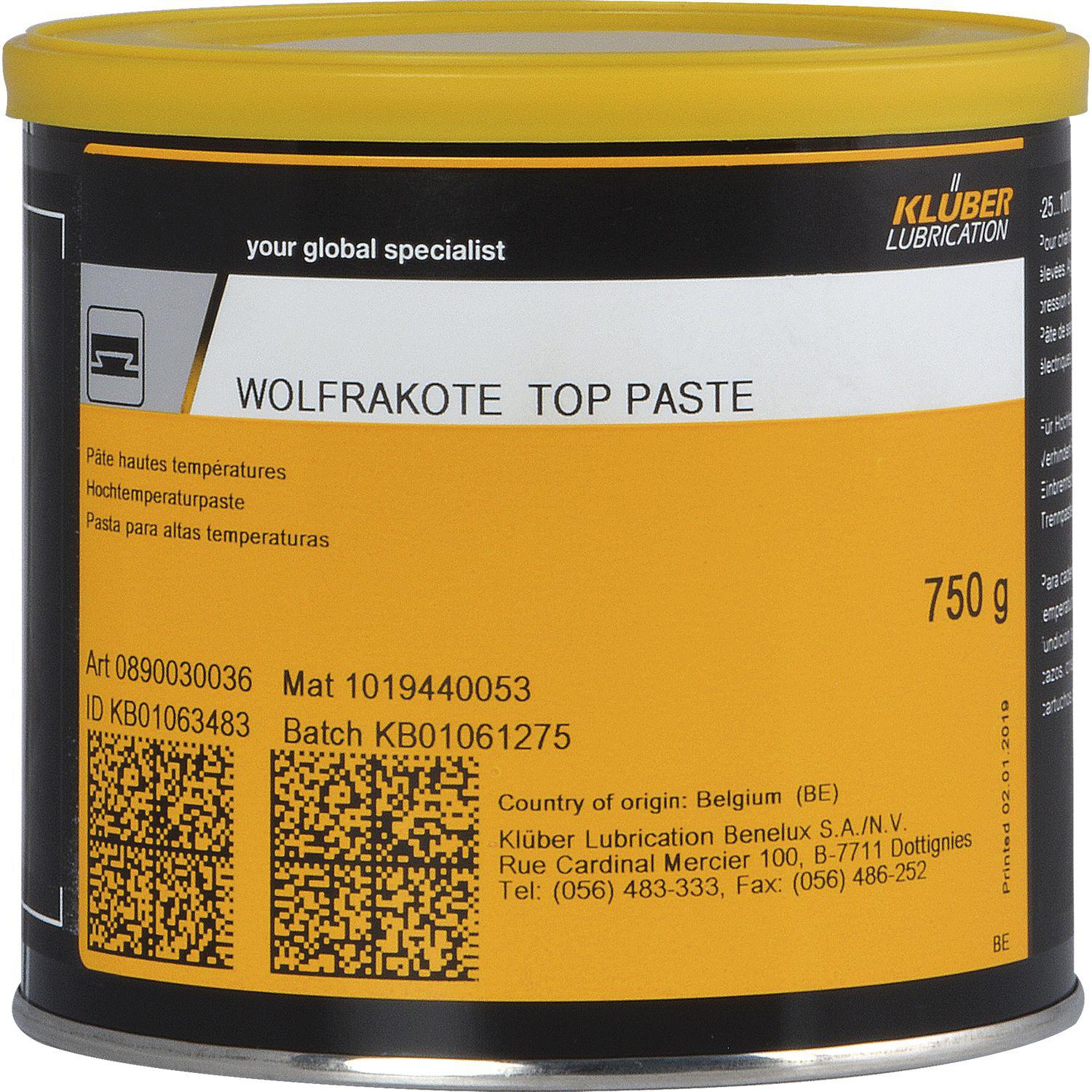 Klüber Wolfrakote Top Paste 750g (2Stk)