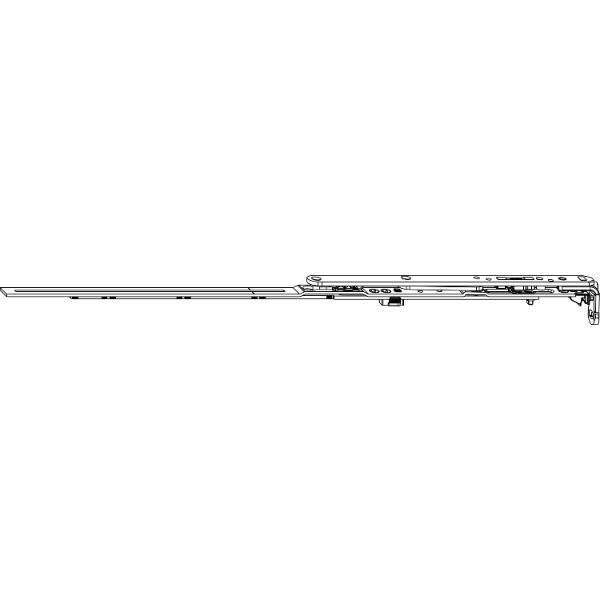 Maco #211675 MACO MM Winkelbandschere mit Sparlüftung Gr. 600 silber rechts (211675)