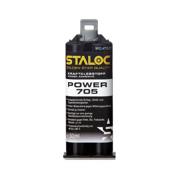 STALOC 2K Klebstoff Power 705 50ml transparent + Mischer (50 ml)