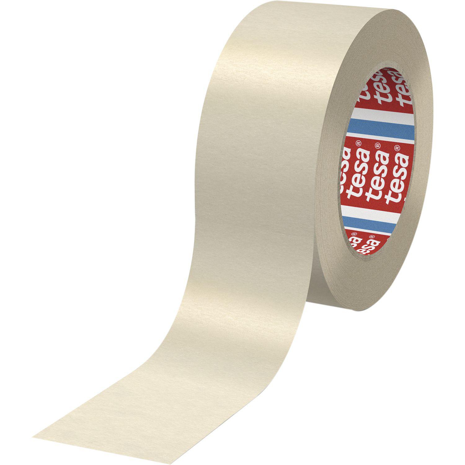 Tesa Flachkreppklebeband 4316 beige, 38mm x 50 Meter, bis 100 °C