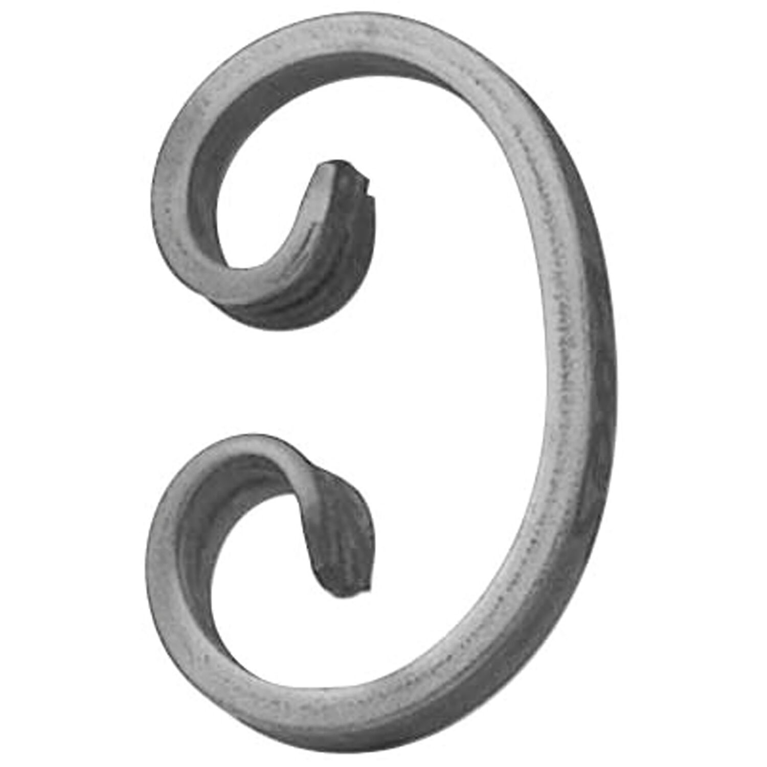 IAM DESIGN C Schnecke, 70 x 110 mm, Schmiedeeisen