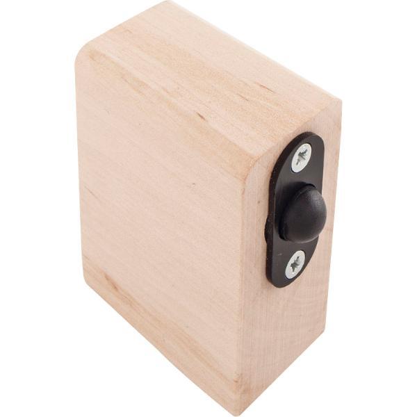 dormakaba Saunabeschlag-Schnappklotz Abachi-Holz (13.006)