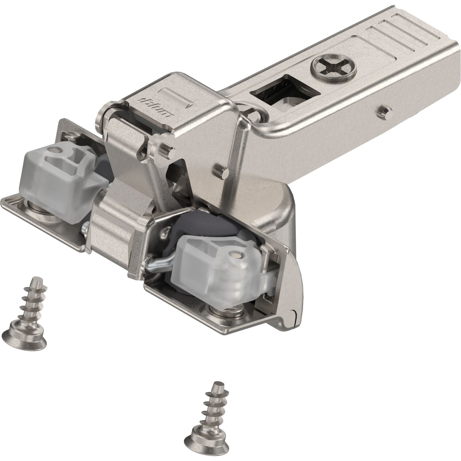 blum CLIP top BLUMOTION Alurahmenscharnier 95°, 9,5mm gekröpft Feder, Schrauben
