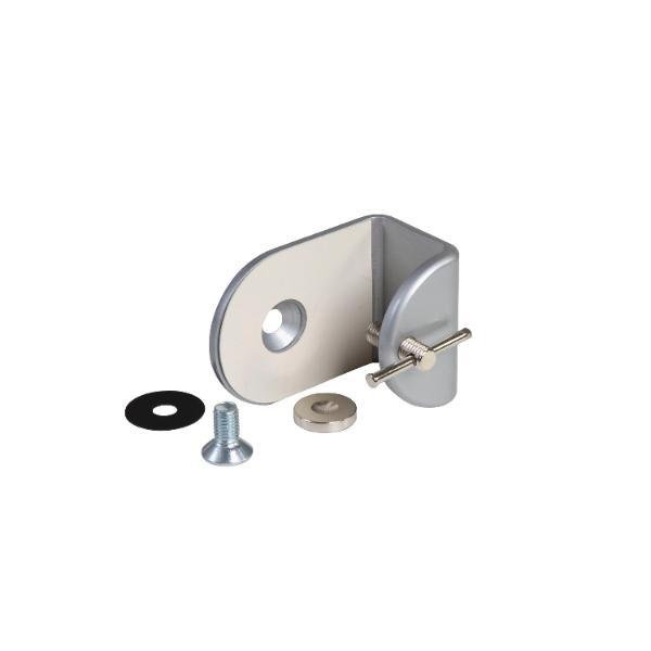 CONFURN Klemmbefestigung Quatro, Zinkdruckguss silber lackiert (RAL 9006)