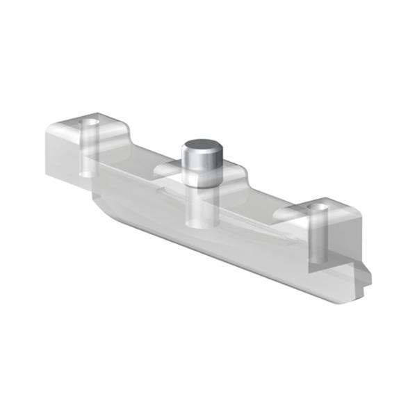 VITRIS Anschlagdämpfer/Aushängesicherung, Glasstärke 8 mm Kunststoff transparent