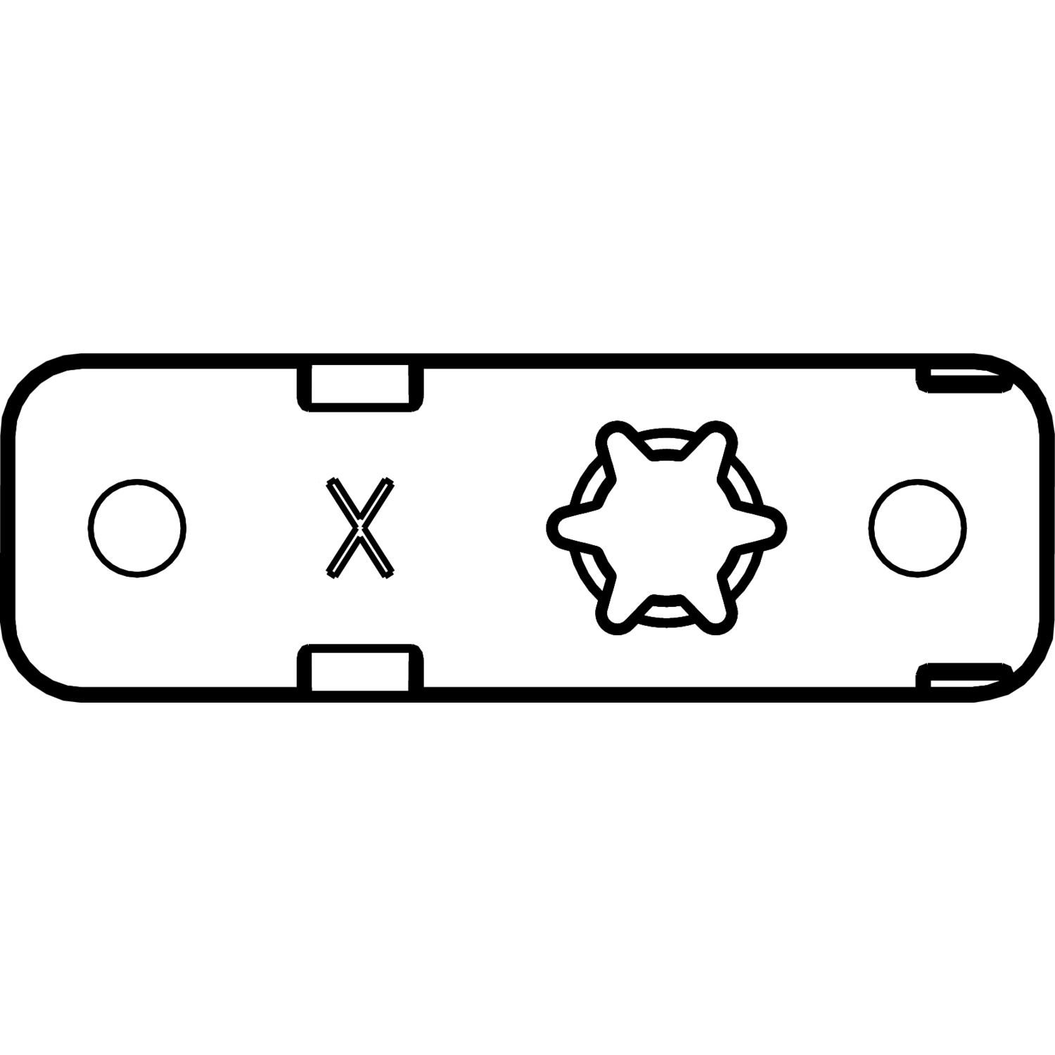 ROTO NT/NX Fang-/Putzscheren Unterlage 3,5 mm graubraun (347134)