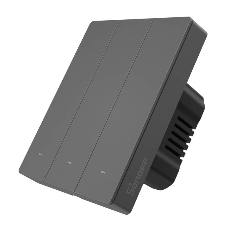 Sonoff SwitchMan Smart Wandschalter M5 80 Matter 3fach graphite