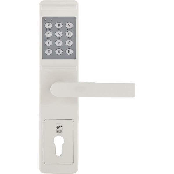 EffEff Assa Abloy Türcodeschloss Version B, Lochung PZ, Entfernung 88 mm, RAL 9002