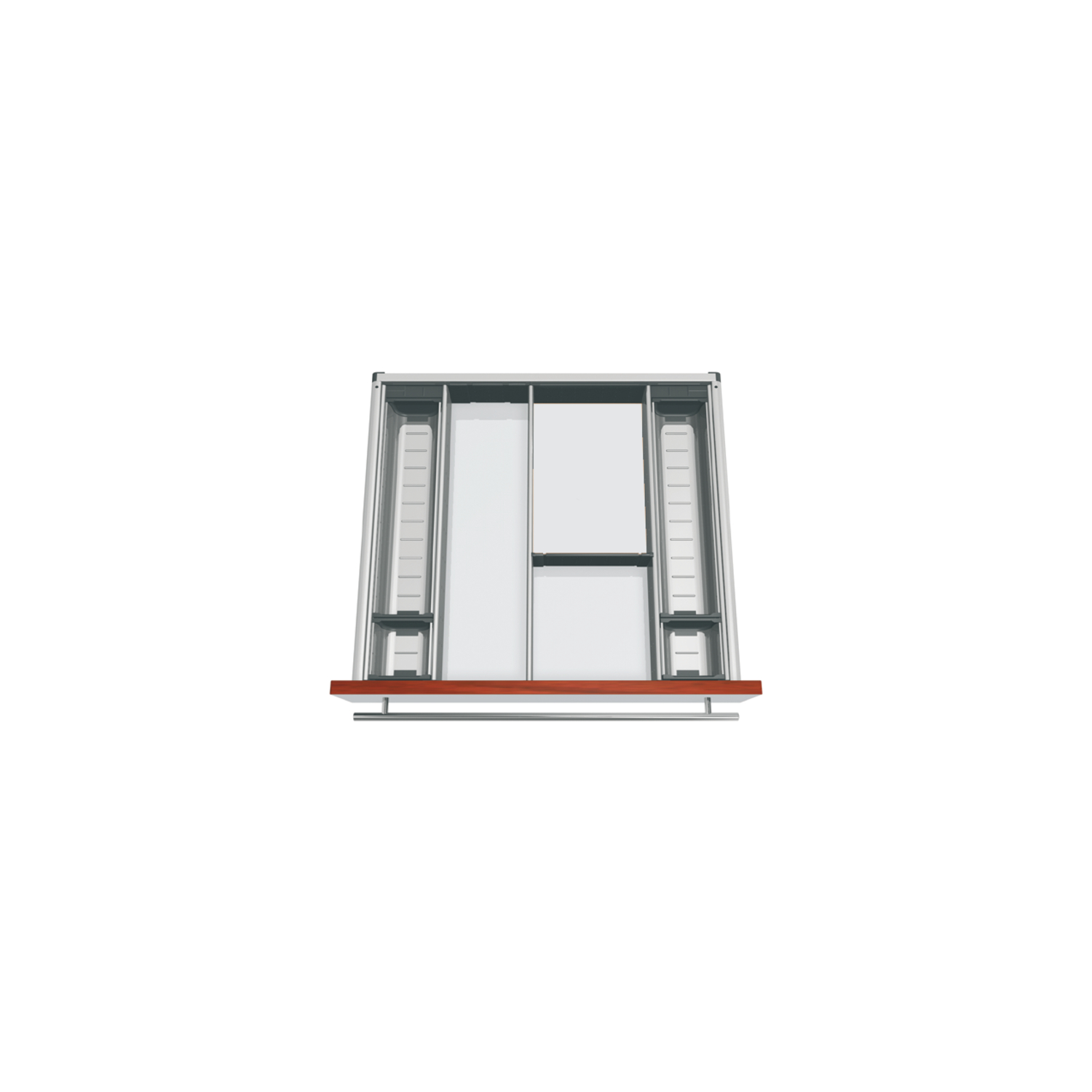 blum ORGA-LINE Facheinteilungs-Set KB 600/NL 550 mm Edelstahl/Kunststoff