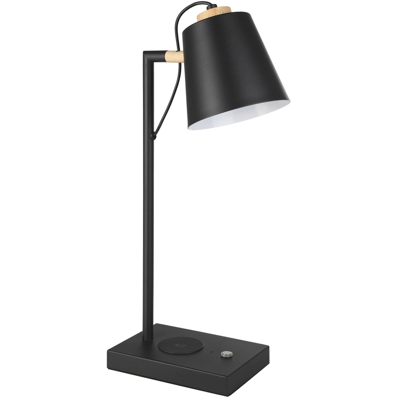 Tischleuchte Lacey QI schwarz