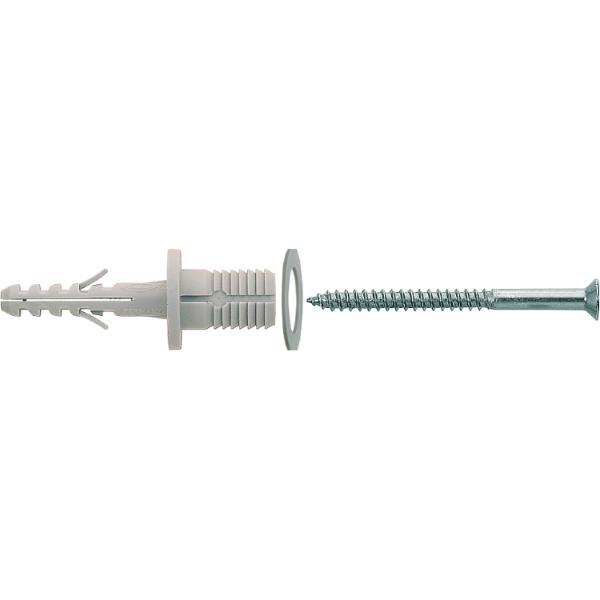 FISCHER TBB Treppenstufenbefestigung Nylon grau (50Stk)