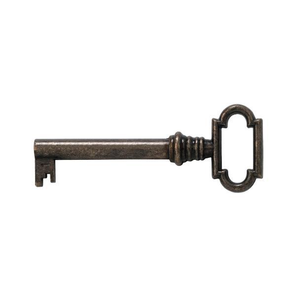 JuNie Möbelschlüssel 1 Bartbreite 6mm Barthöhe 8mm brüniert