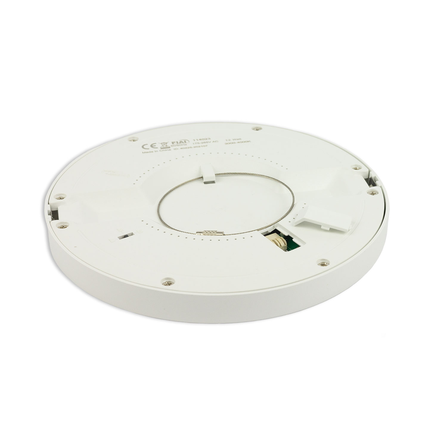 ISOLED LED Aufbau/Einbauleuchte Slim Flex 12W schwarz ColorSwitch 3000|3500|4000K