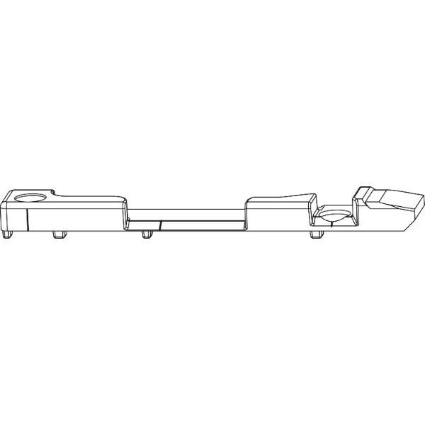 Maco #359399 MACO Kippschließteil PVC Bodenschwelle GKG 12/20-13 rechts silber (359399)