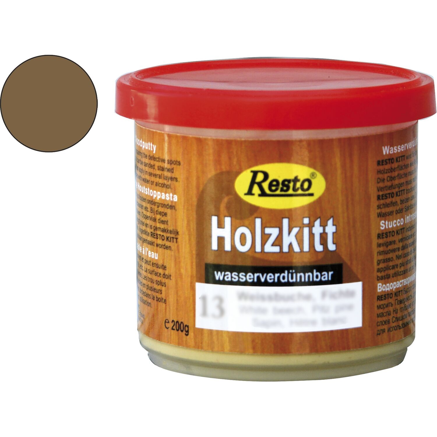 RESTO Holzkitt Nussbaum dunkel 200g