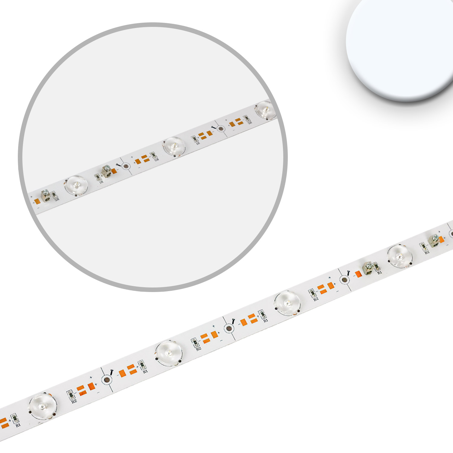 ISOLED LED Platine Backlight 865 1175mm 180° Linse 24V 16W IP20 kaltweiß dimmbar