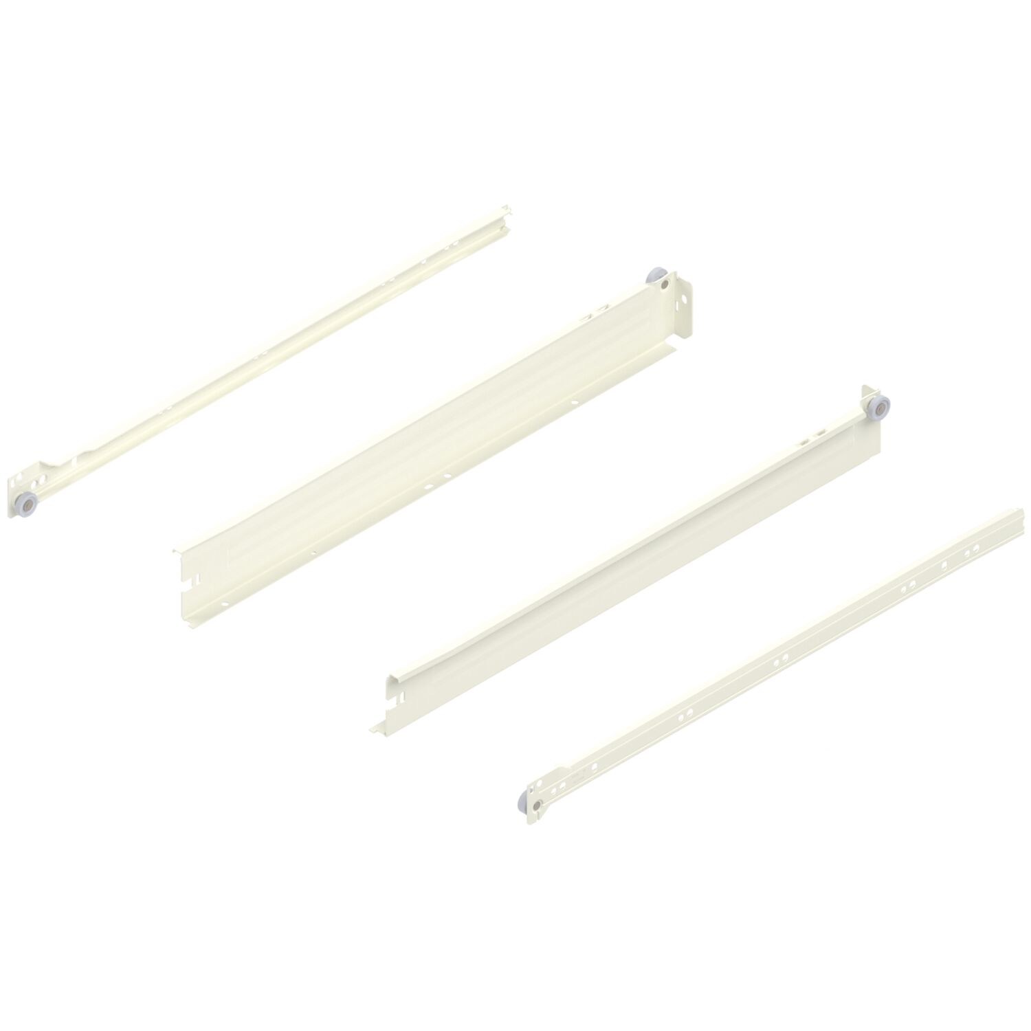 blum METABOX N Zarge 320 Schraubversion, Teilauszug, NL 500, cremeweiß