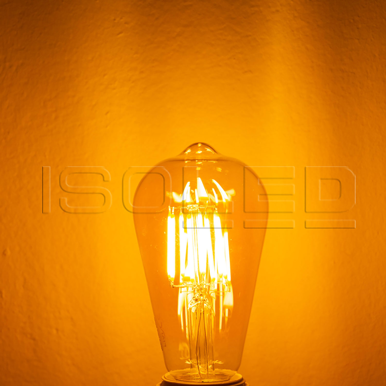 ISOLED E27 Vintage Line LED ST64 Birne 8W ultrawarmweiß dimmbar