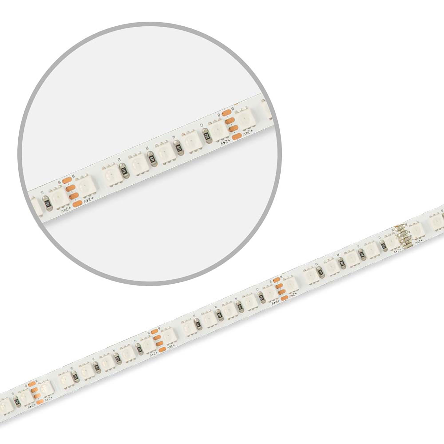 ISOLED LED RGB Linear10 Flexband 24V DC 12W IP20 10m Rolle 120 LED/m