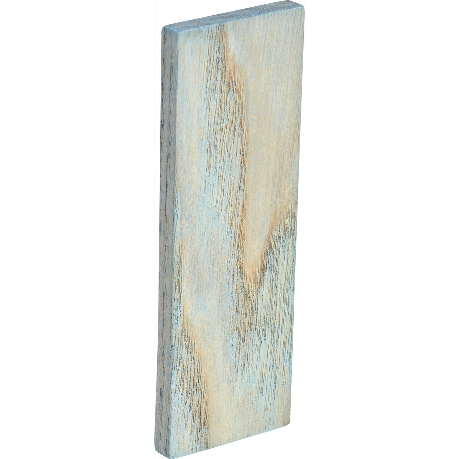 Holzklotz Esche lackiert 80 x 26 x 5 blau (100 Stück)