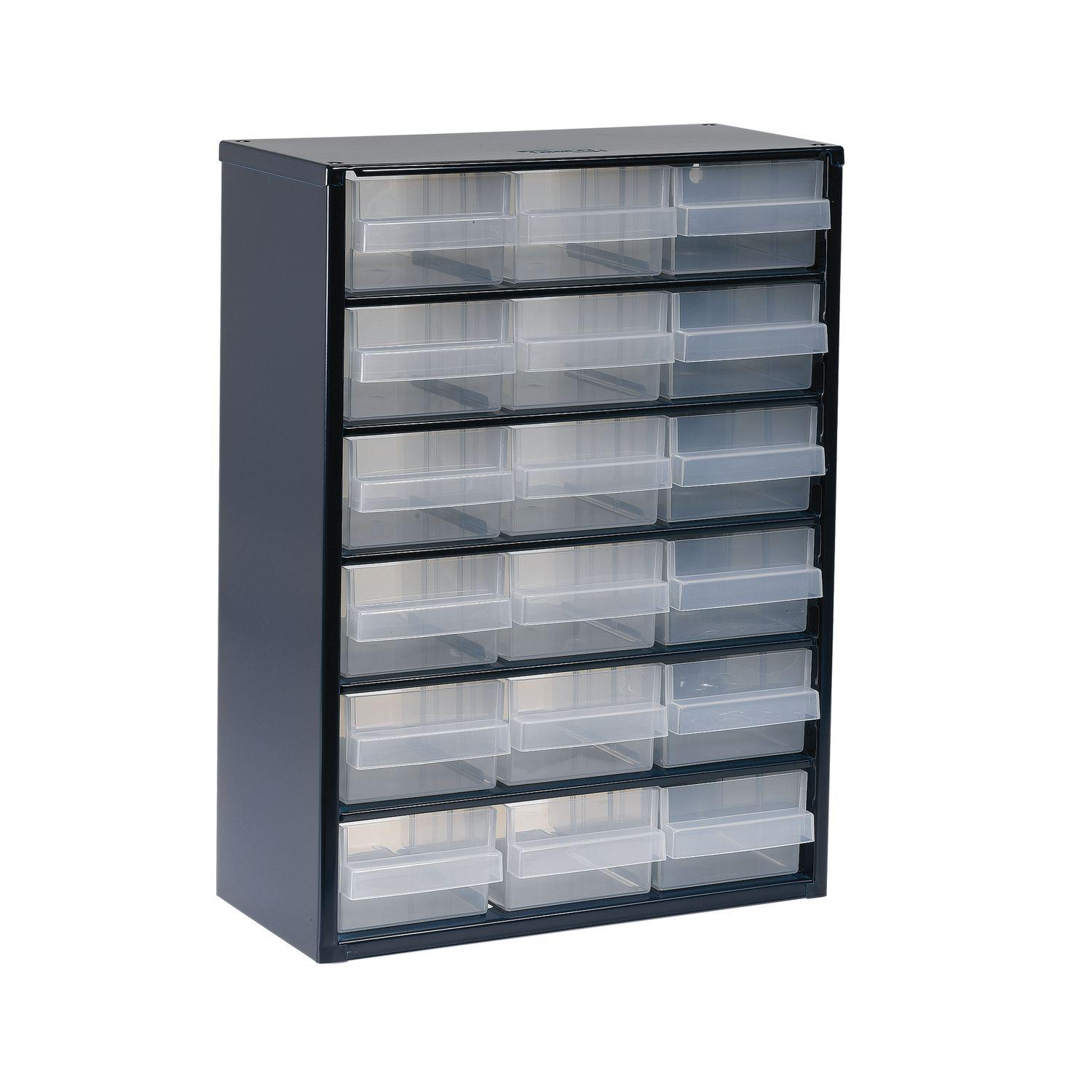 raaco Schubladenmagazin 918-02 mit 18 Schubladen 417 x 306 x 150 mm