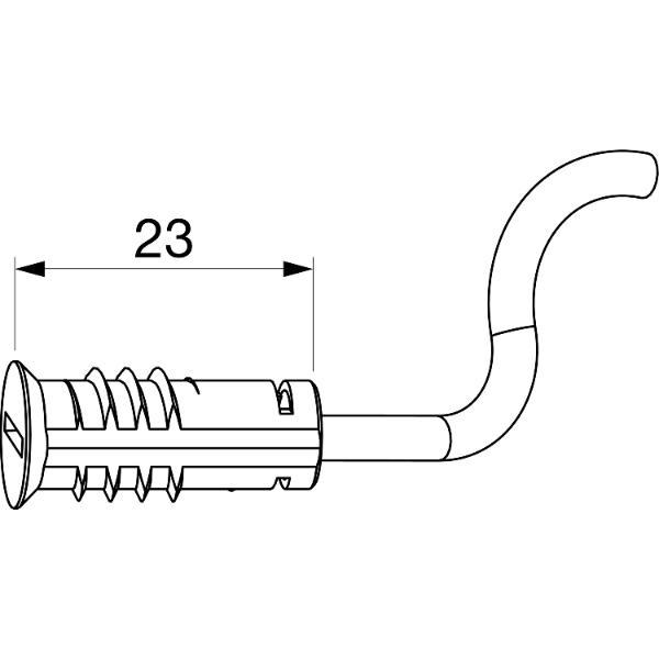 Maco #455426 MACO-TRONIC Reedkontakt VS einschraubbar,Verschluss-/Kippüberwachung, Kabel 6m