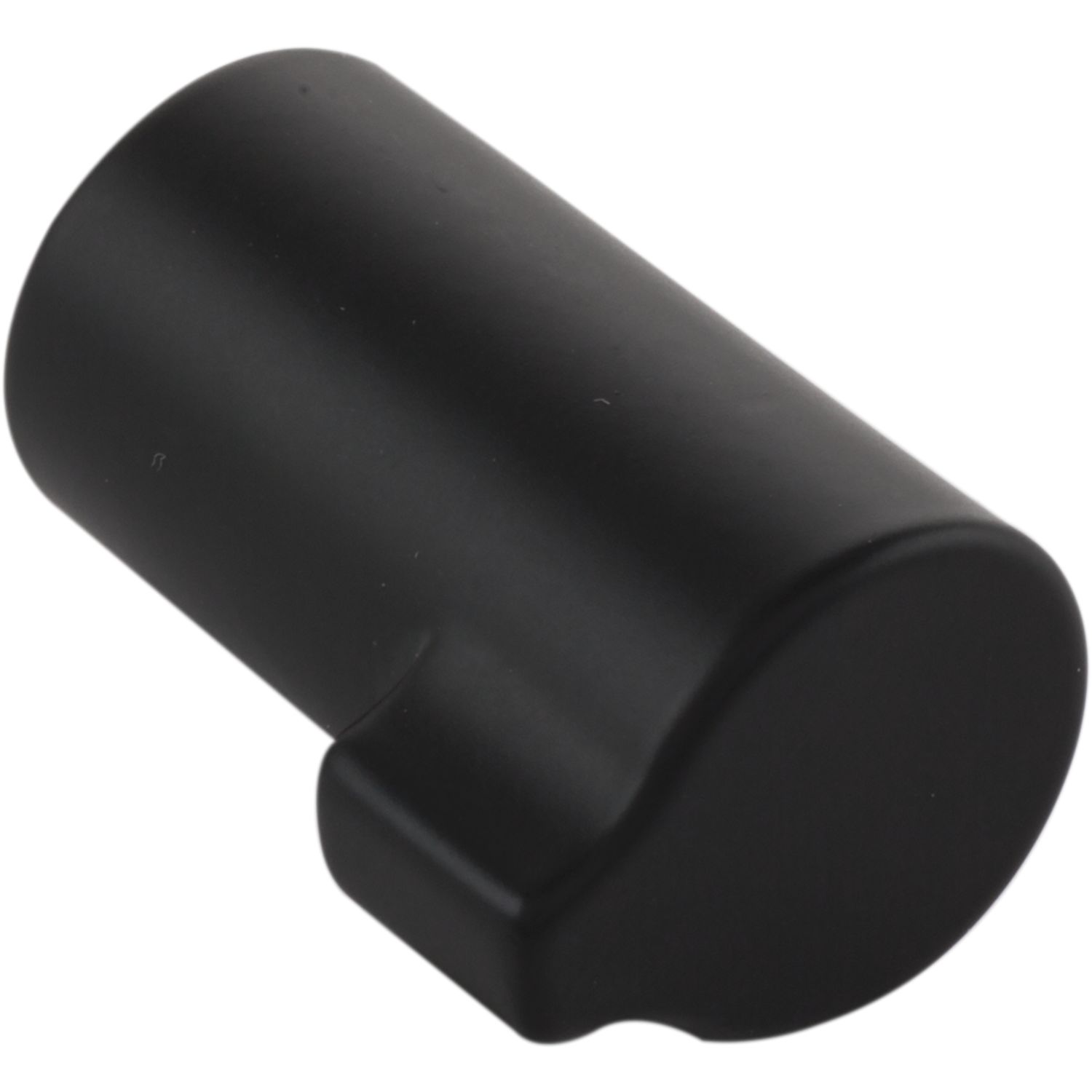 Möbelknopf Scope Ø 16, Höhe 20, Tiefe 30 mm, Zinkdruckguss schwarz matt