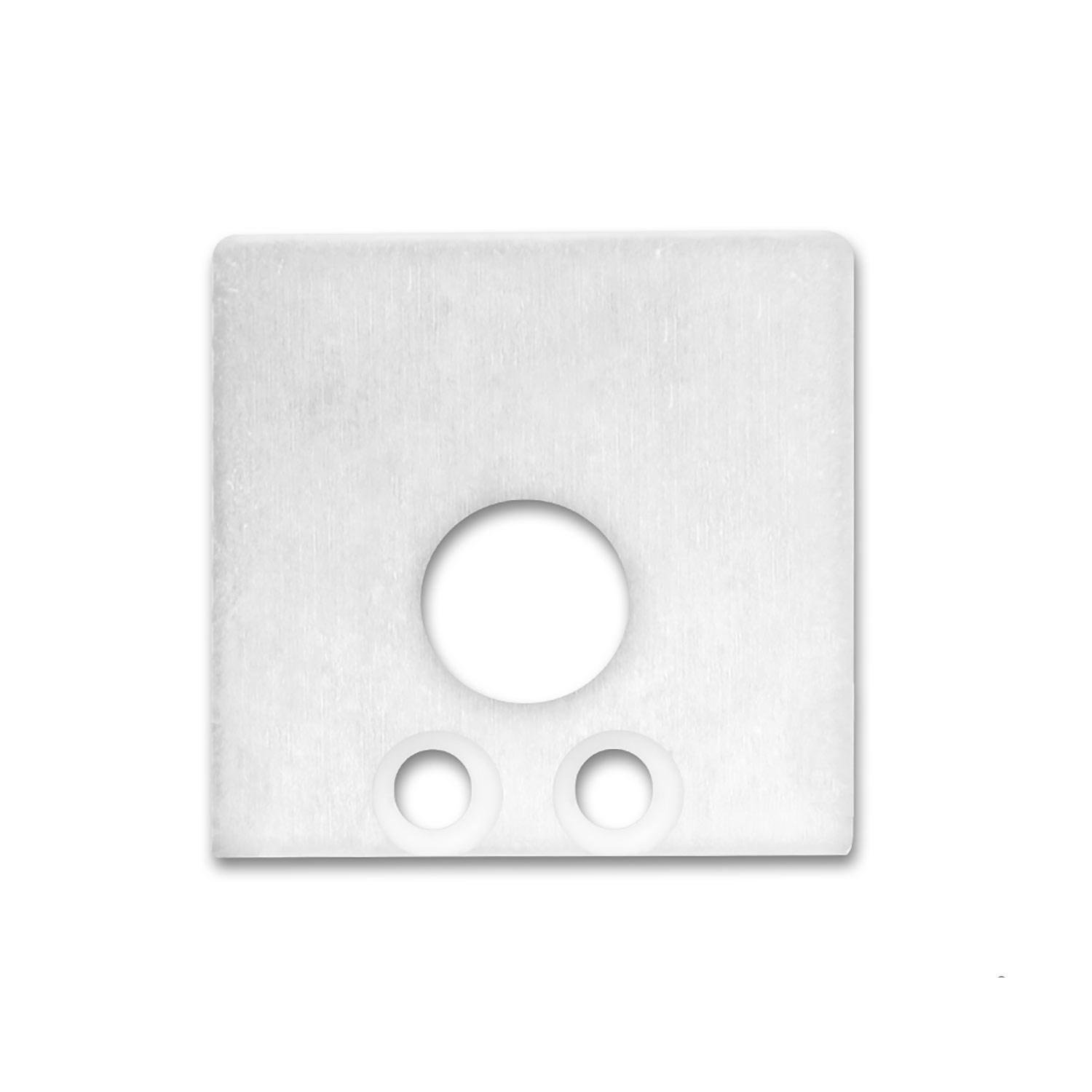 ISOLED Endkappe EC 59W weiß RAL 9010 für Profil SURF16 mit Kabeldurchführung 2 STK inkl. Schrauben