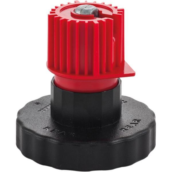 CAMAR Sockelverstellfuß Unicomatic 60 mm Kunststoff schwarz/rot