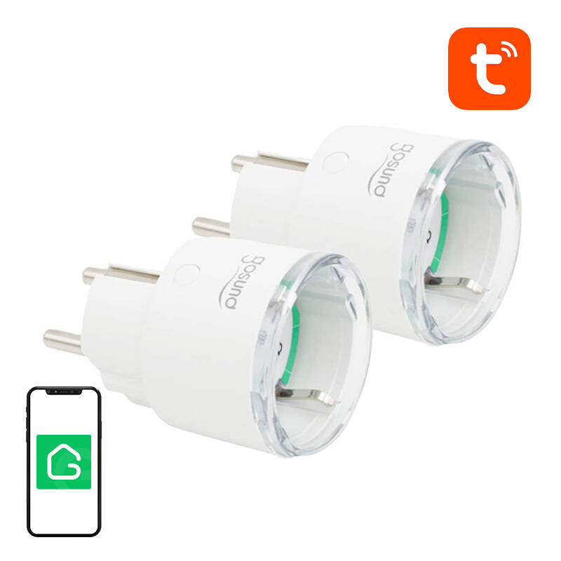 Gosund Smarte Steckdose 16A SP111 3680W WiFi Tuya (2Stk)