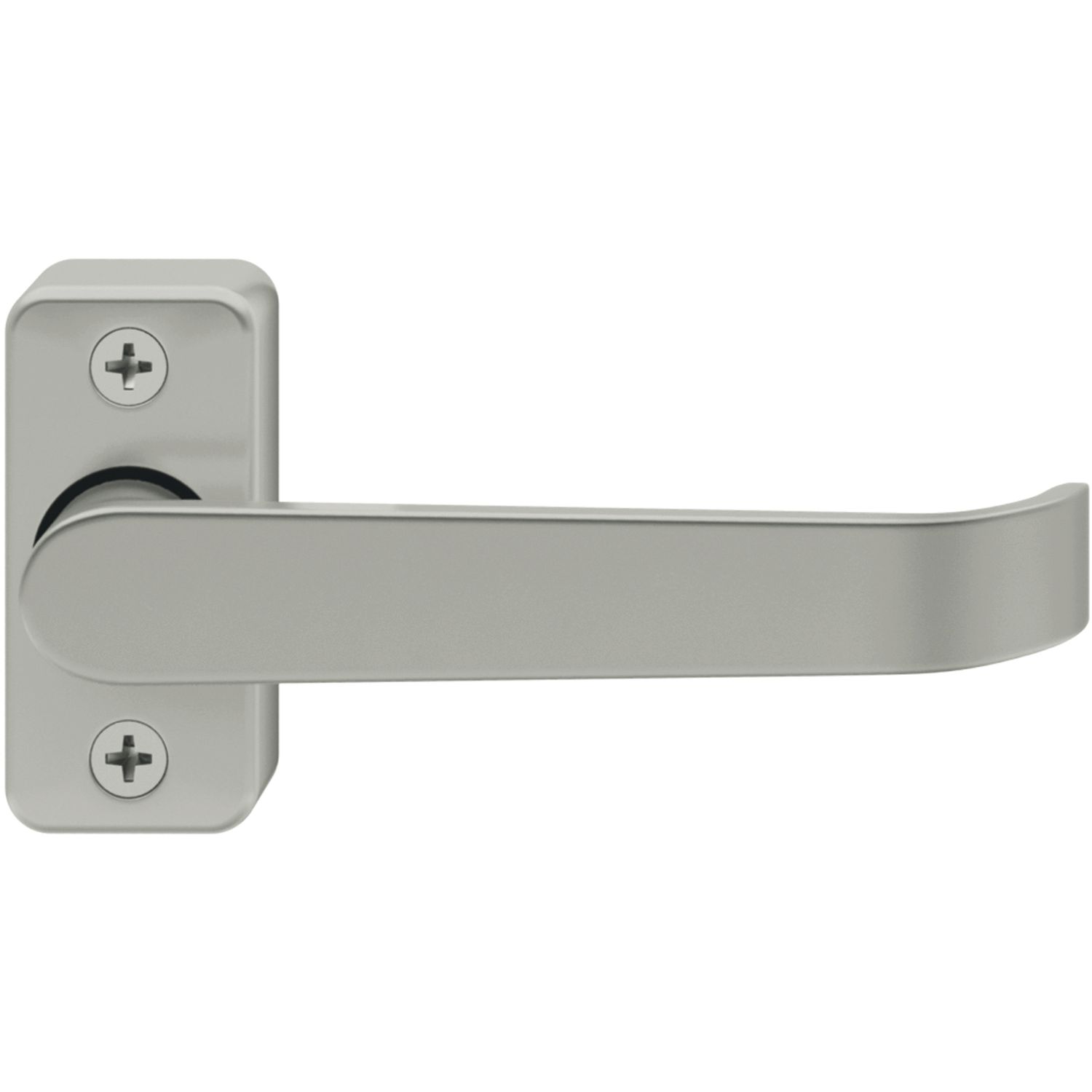 FSB FSB Rahmentürdrücker 09 1087 eckige Rosette Aluminium silber ()