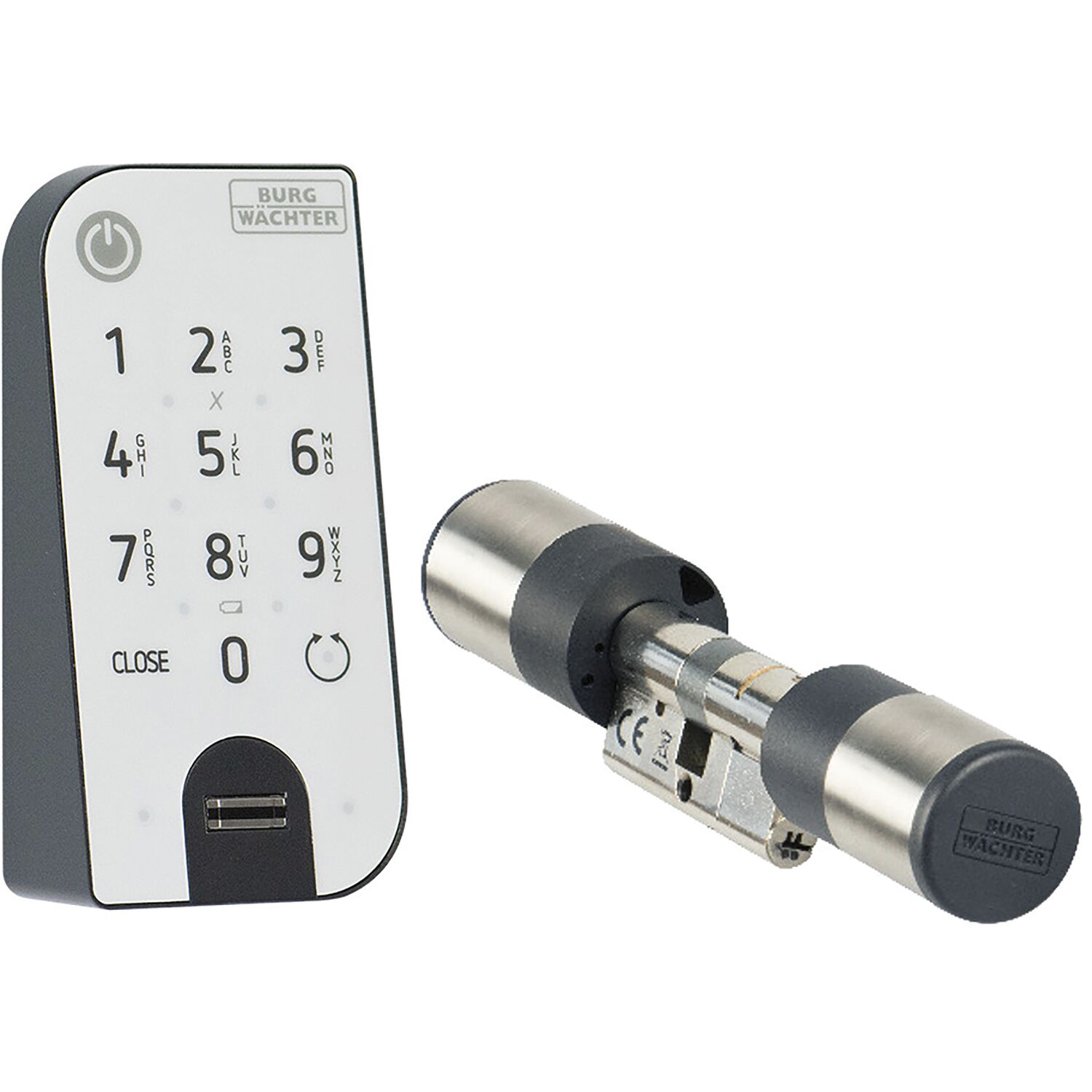 Burg-Wächter Elektronisches Türschloss secuENTRY easy 7602 FINGERPRINT