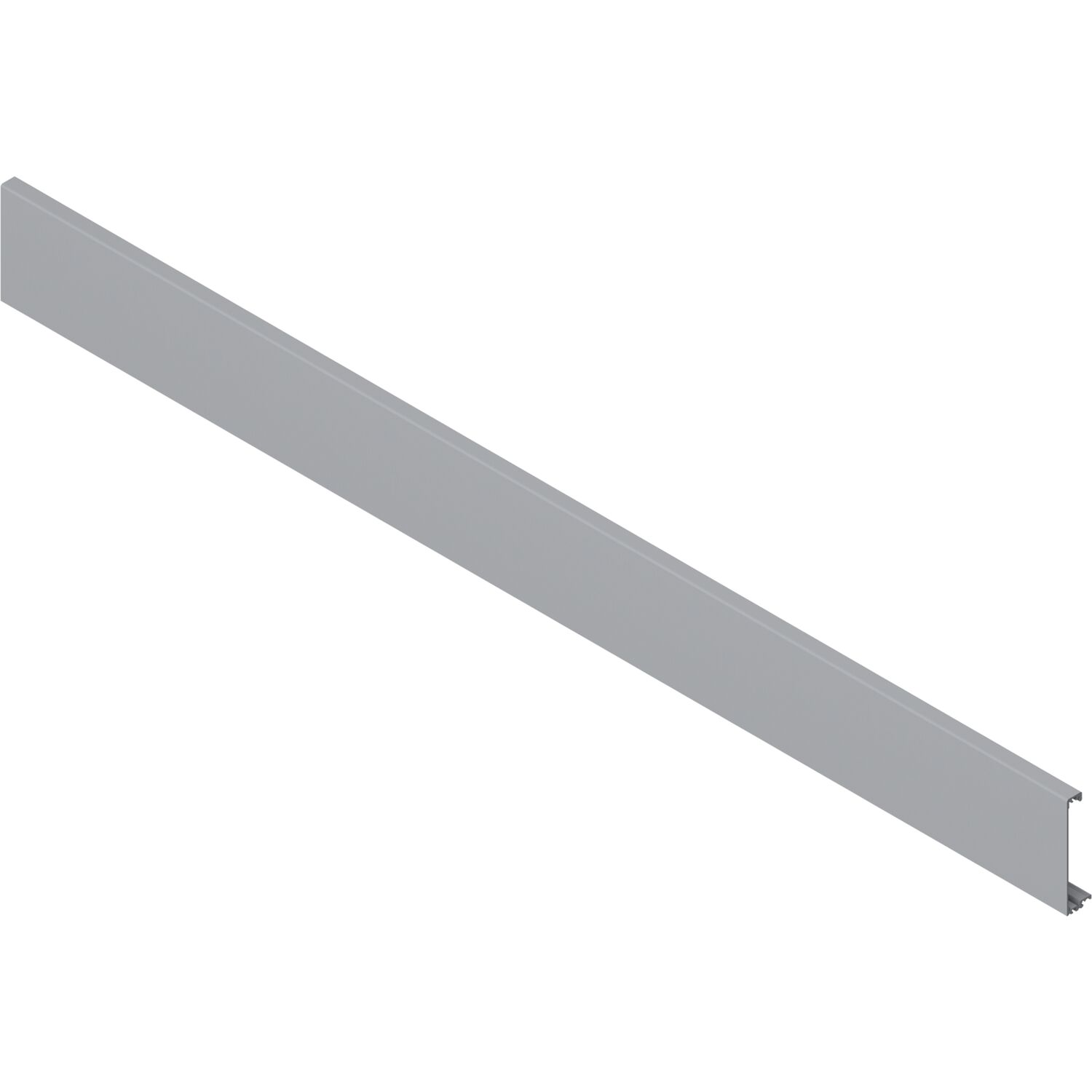 blum TANDEMBOX antaro Vorderstück ohne Nut, Länge 1036 mm, grau RAL9006