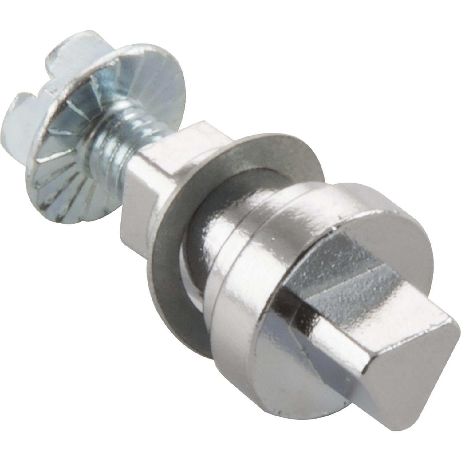 Emka Einsatz für Blechmontagezylinder Dreikant 8mm,Länge 25mm,Zinkdruckguss verchromt