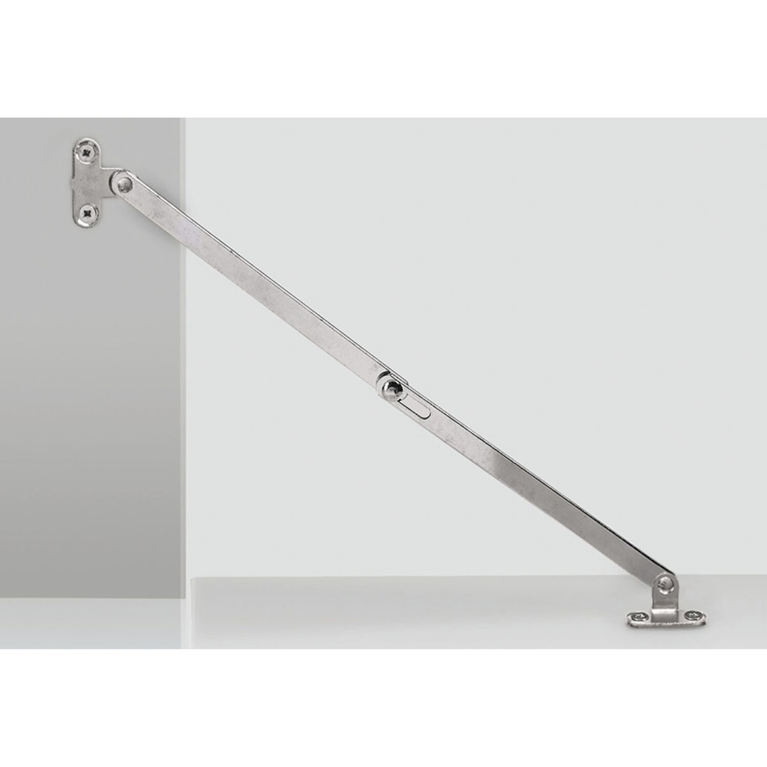 Hettich Klappenhalter KH, Länge 200 mm, Stahl vernickelt