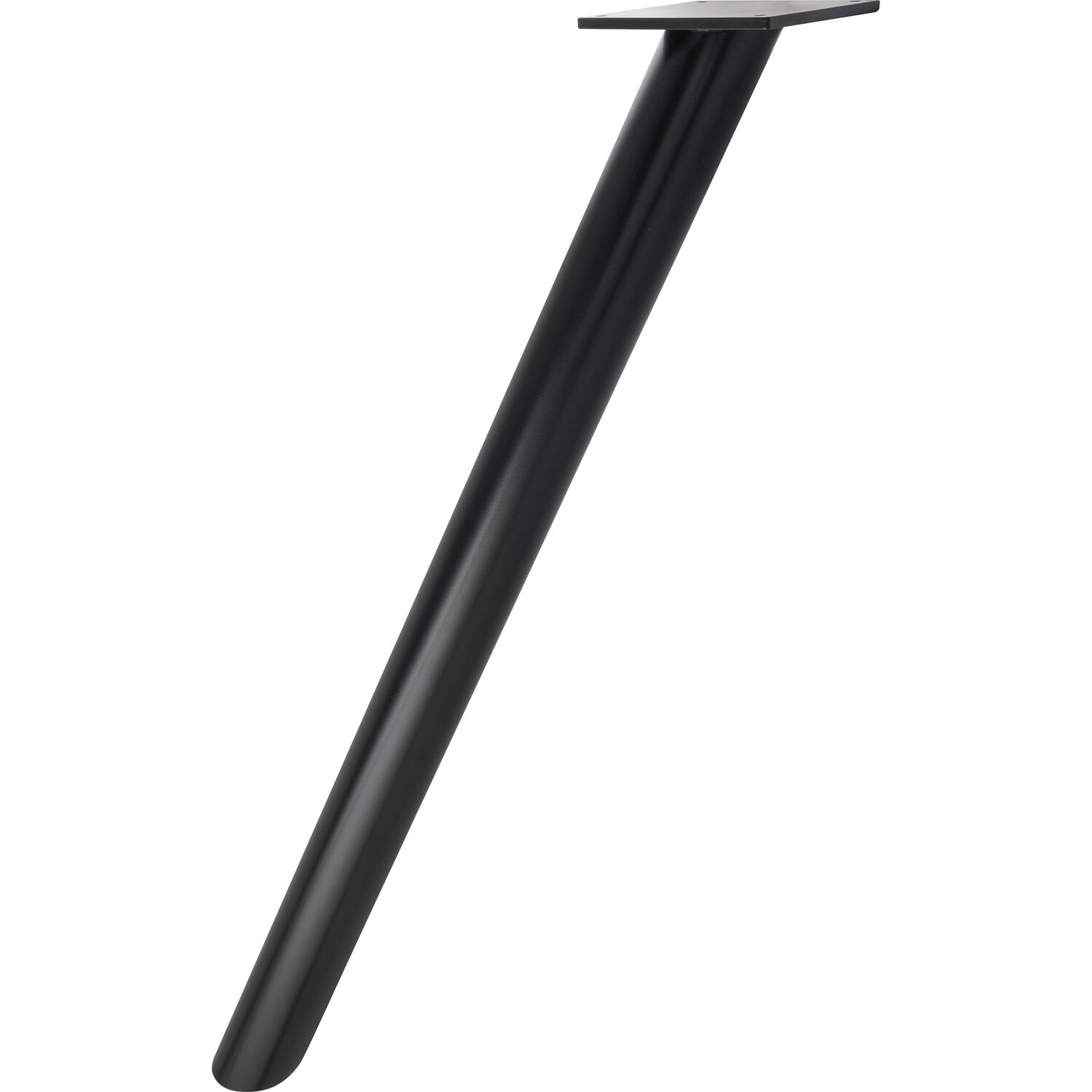 Simausrom Tischfuß schräg DM 60 x 720 mm schwarz matt