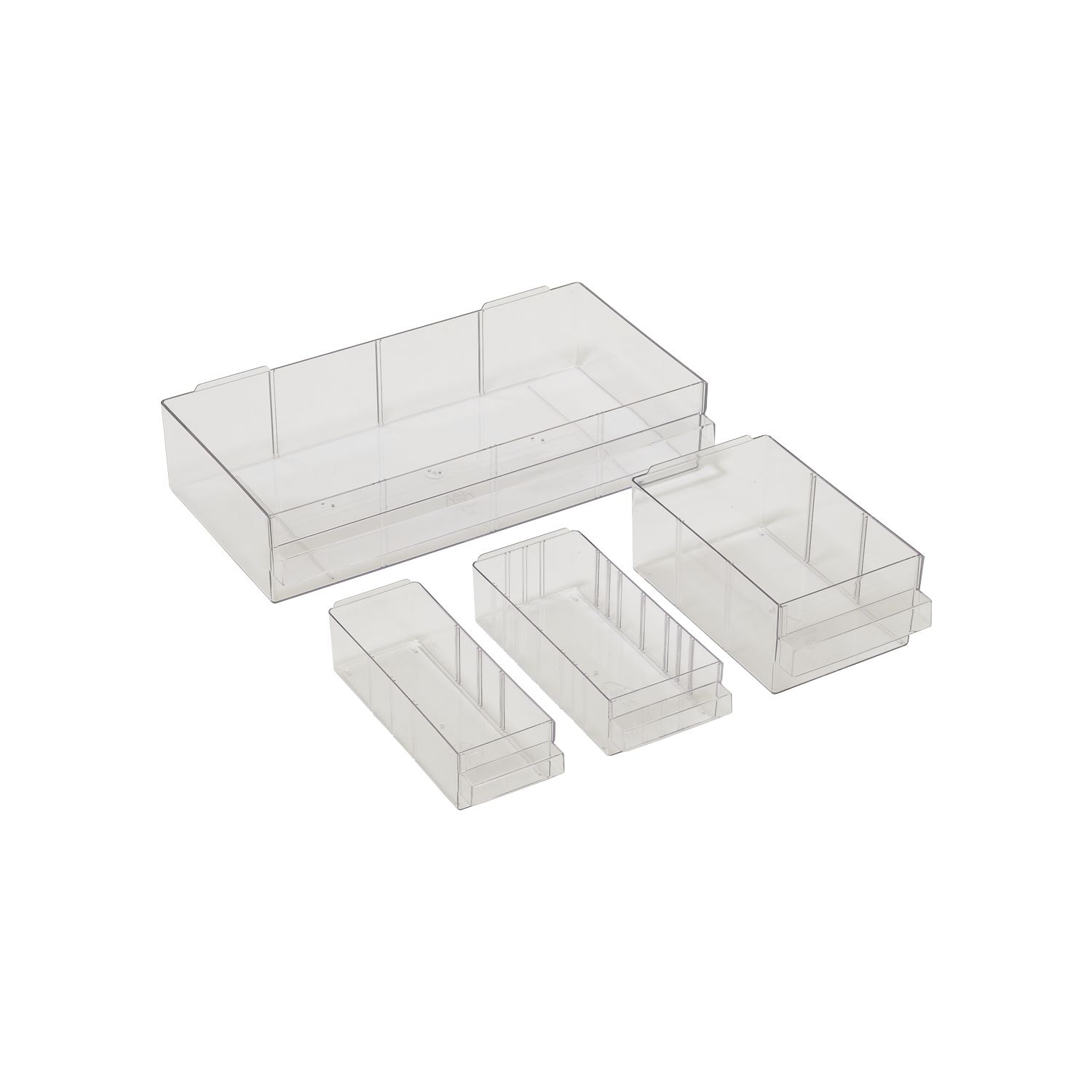raaco Ersatz Schublade Serie 150-02 ohne Trennwände h=64, b=91, t=154 mm