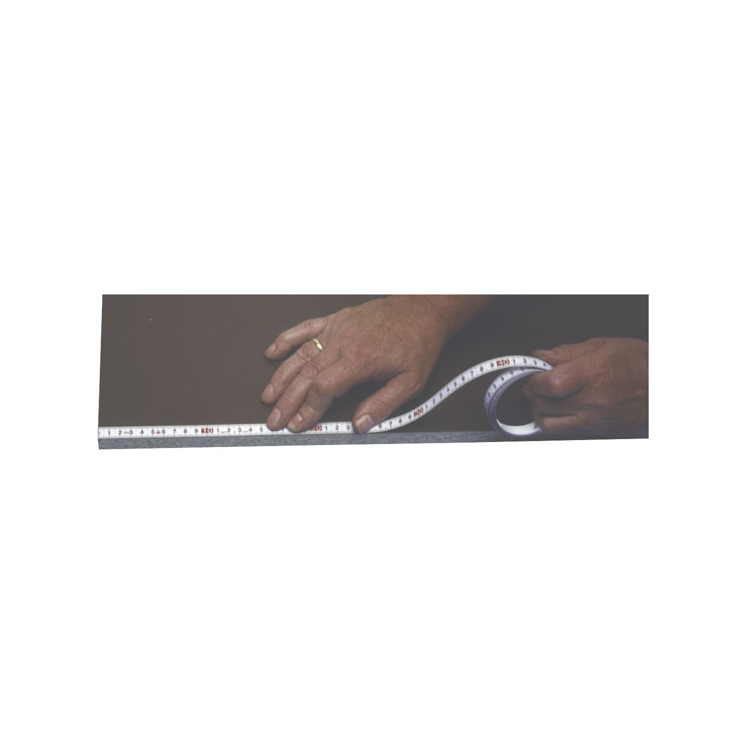 Richter Maßband selbstklebend Skala von links nach rechts 1 m