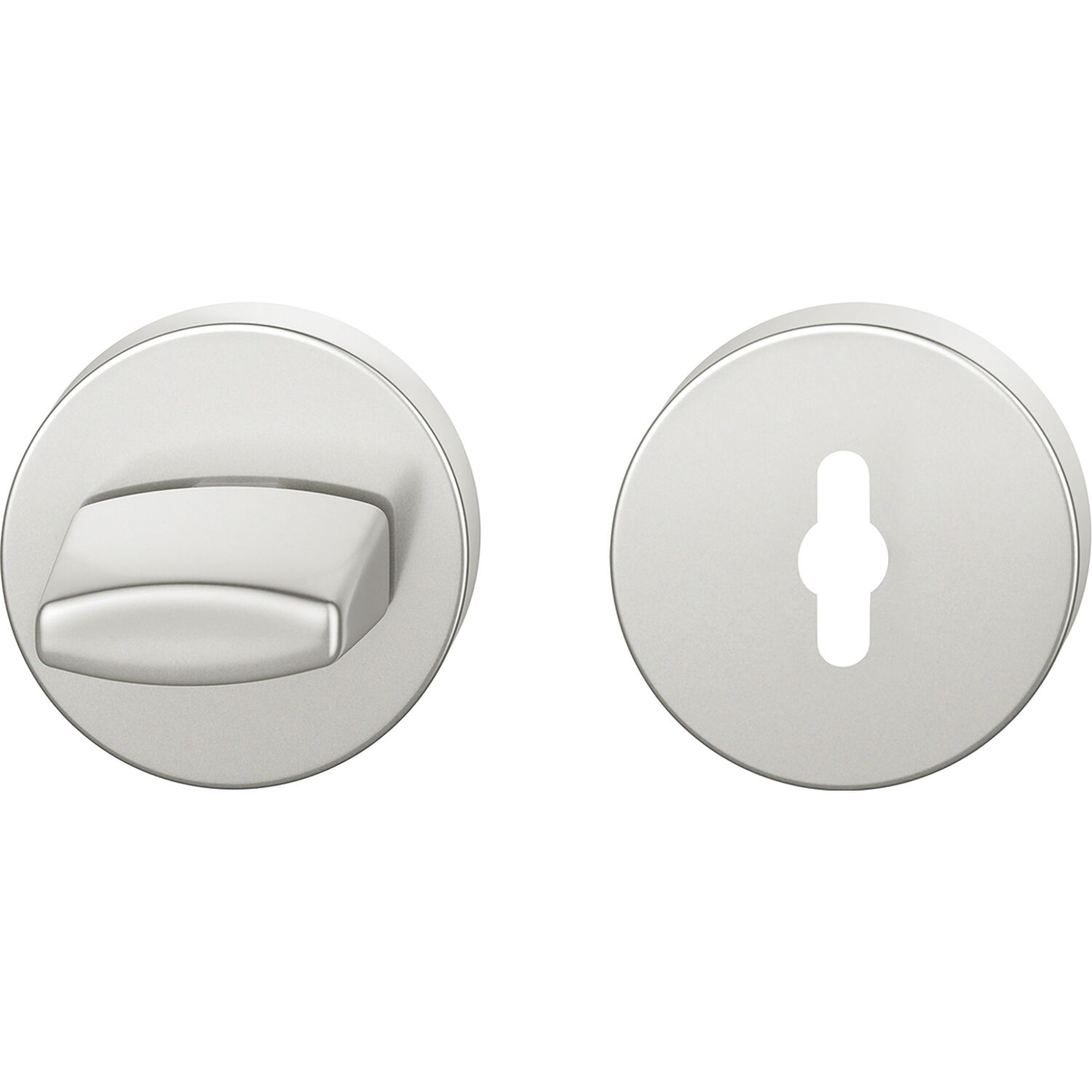 FSB FSB WC Rosette 17 1735 00088 ASL, R/7 mm, ohne Schauscheibe, Aluminium silber