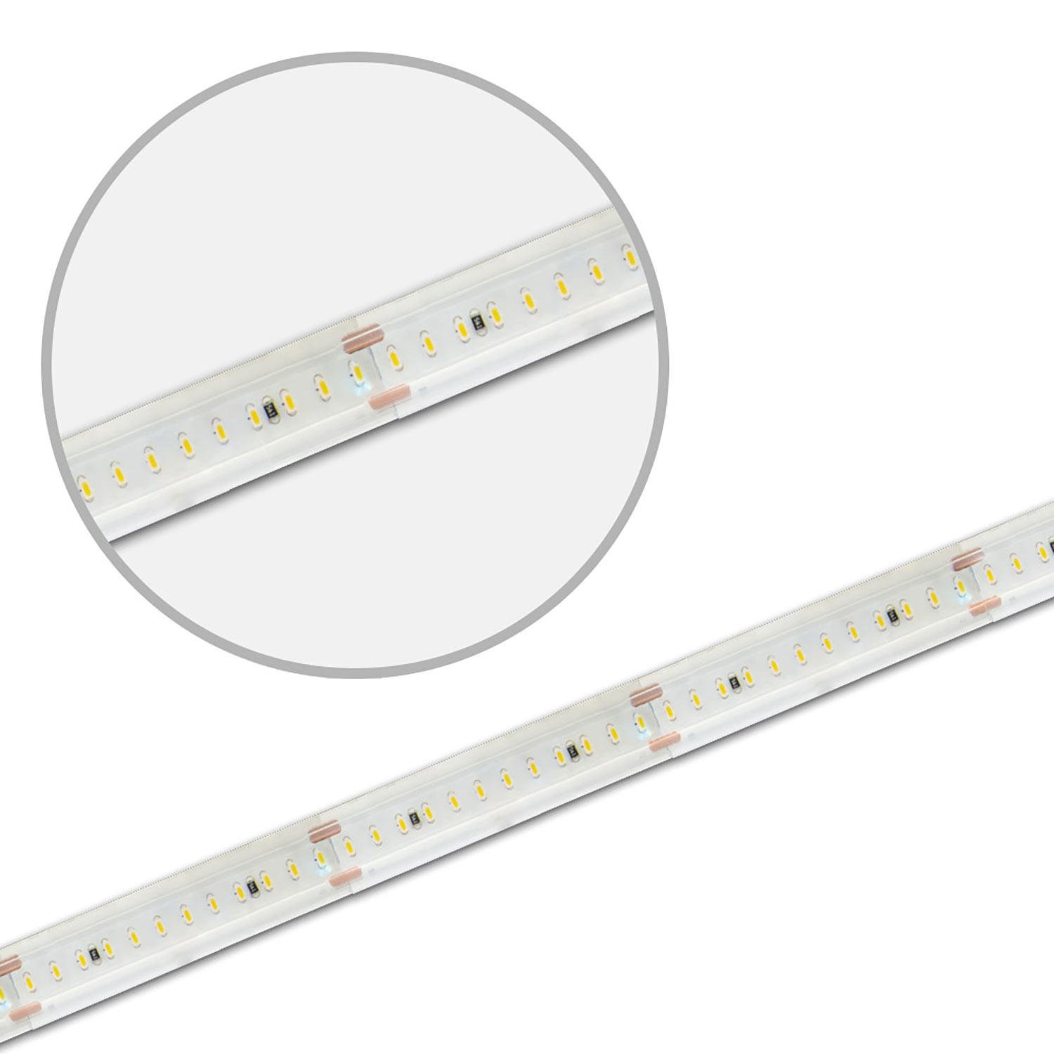 ISOLED LED AQUA CRI927 Linear 48V Flexband 8W IP68 2700K 5m Rolle 240 LED/m