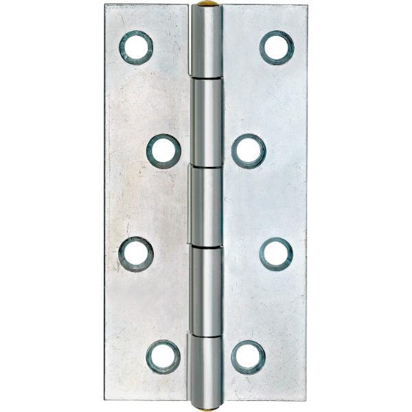 POHL Scharnier DIN 7954 A schmal 100 x 52 mm, Stahl verzinkt