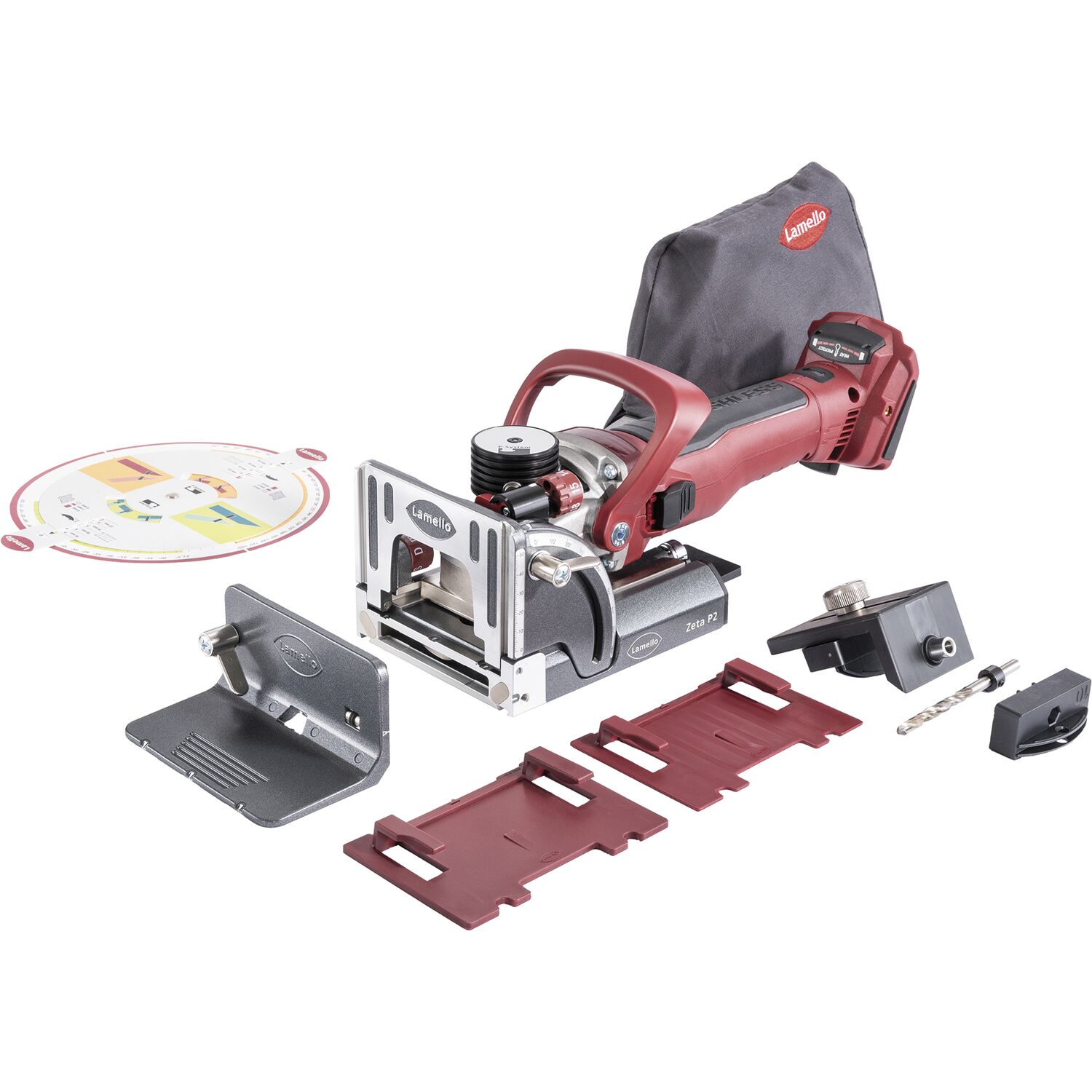 Lamello Akku-Nutfräsmaschine Zeta P2 18 Volt im Systainer