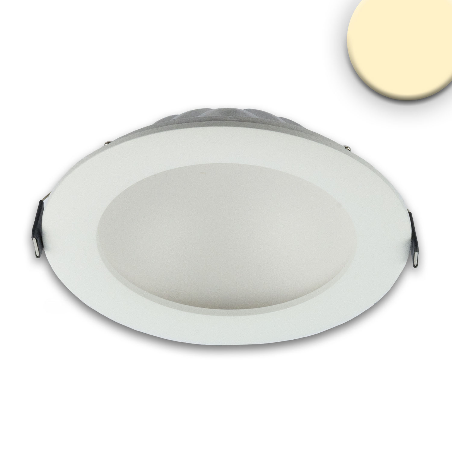 ISOLED LED Downlight LUNA 15W indirektes Licht weiß warmweiß dimmbar