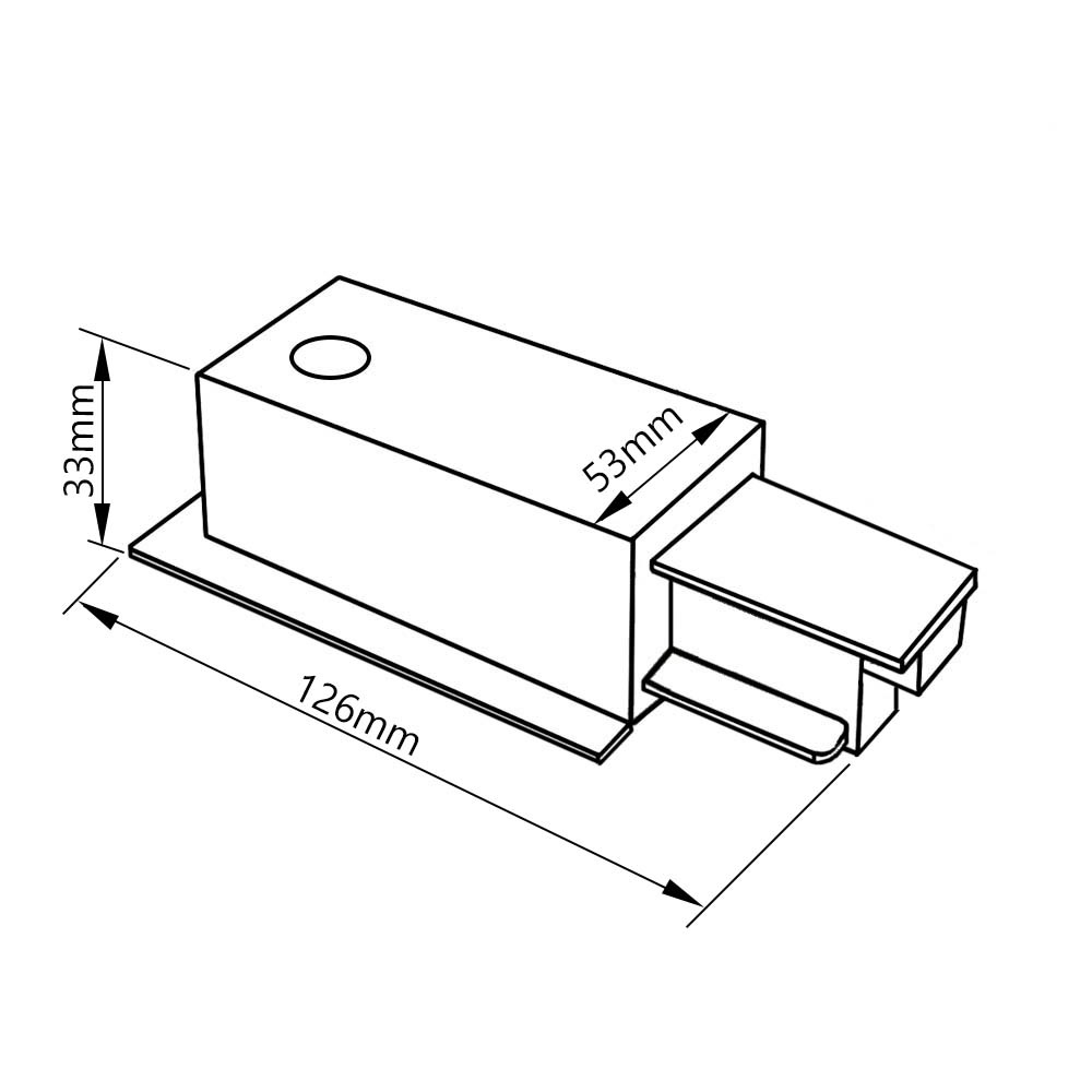 ISOLED 3-Phasen Classic Einbau Seiten-Einspeisung N-Leiter links Schutzleiter rechts weiß