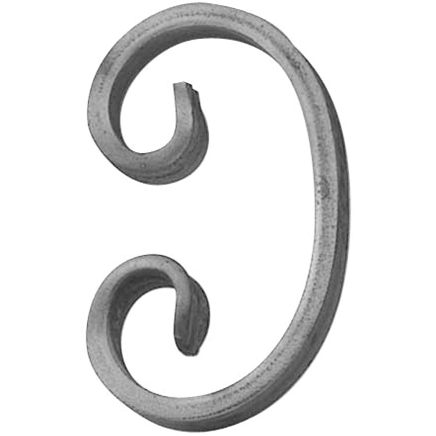 IAM DESIGN C Schnecke, 65 x 95 mm, Schmiedeeisen