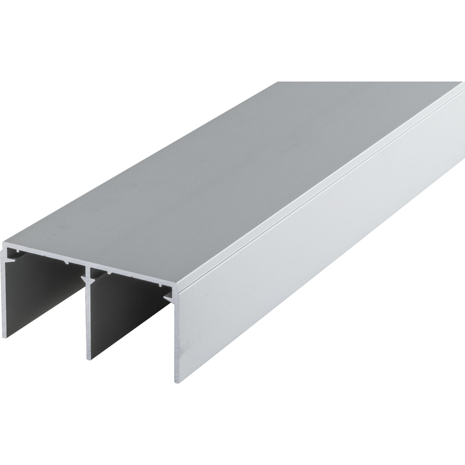 HAWA DIVIDO 80 Doppelführungsschiene, 6000 mm auf Maß, Aluminium eloxiert (250 mm)